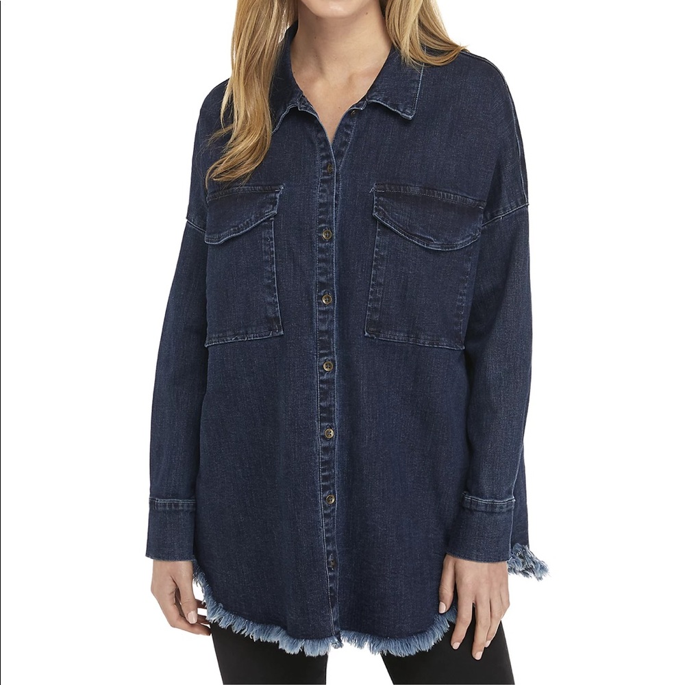 Ella Moss Size M Fringe Hem Denim Box Shirt
Style #: 30042801
